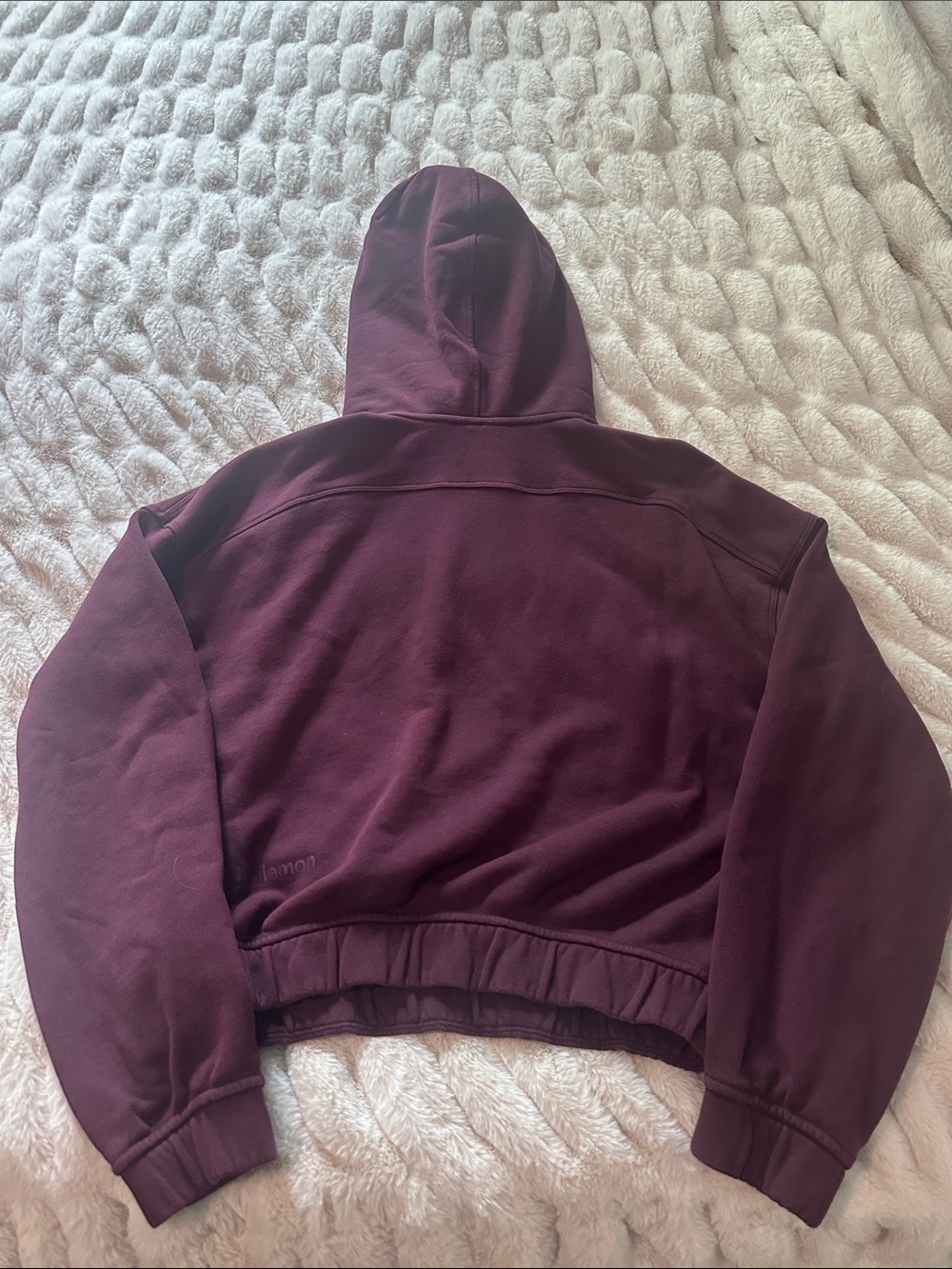Lululemon Women's Maroon Hoodie Sweatshirt - Cozy Pullover NWOT Sz 6 - Picture 6 of 6